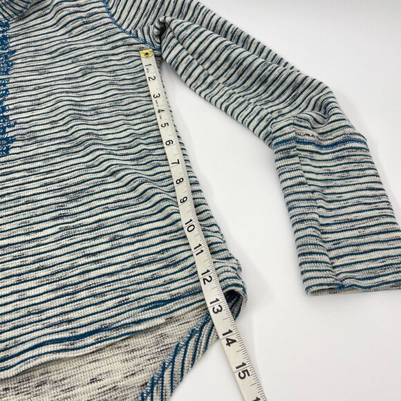 *SUNDANCE Embroidered Space Dyed Waffle Knit Thermal Henley Top Size S - Picture 11 of 13